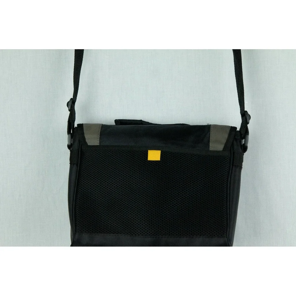 Targus Messenger Bag Black Grey Padded Laptop Shoulder Tech Travel Bag